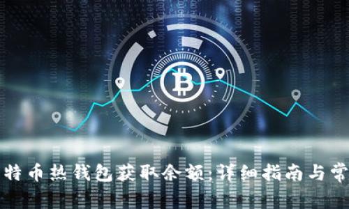 如何使用比特币热钱包获取余额:详细指南与常见问题解答