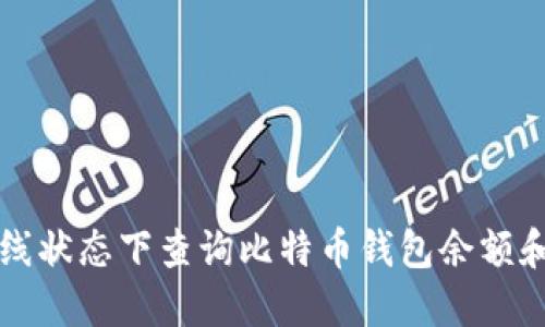 如何在离线状态下查询比特币钱包余额和交易记录