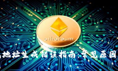 比特币钱包地址生成错误指南:常见原因及解决方案