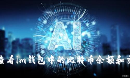 : 如何查看im钱包中的比特币余额和交易记录